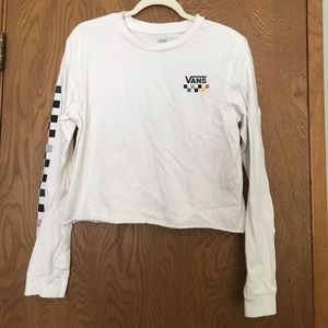 Women’s cropped Vans Long Sleeve